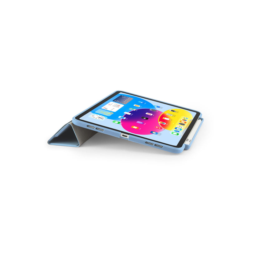 Pouzdro pro iPad 10,9" 2022 Pipetto Origami No3 Pencil Case - světle modré - iSTYLE CZ