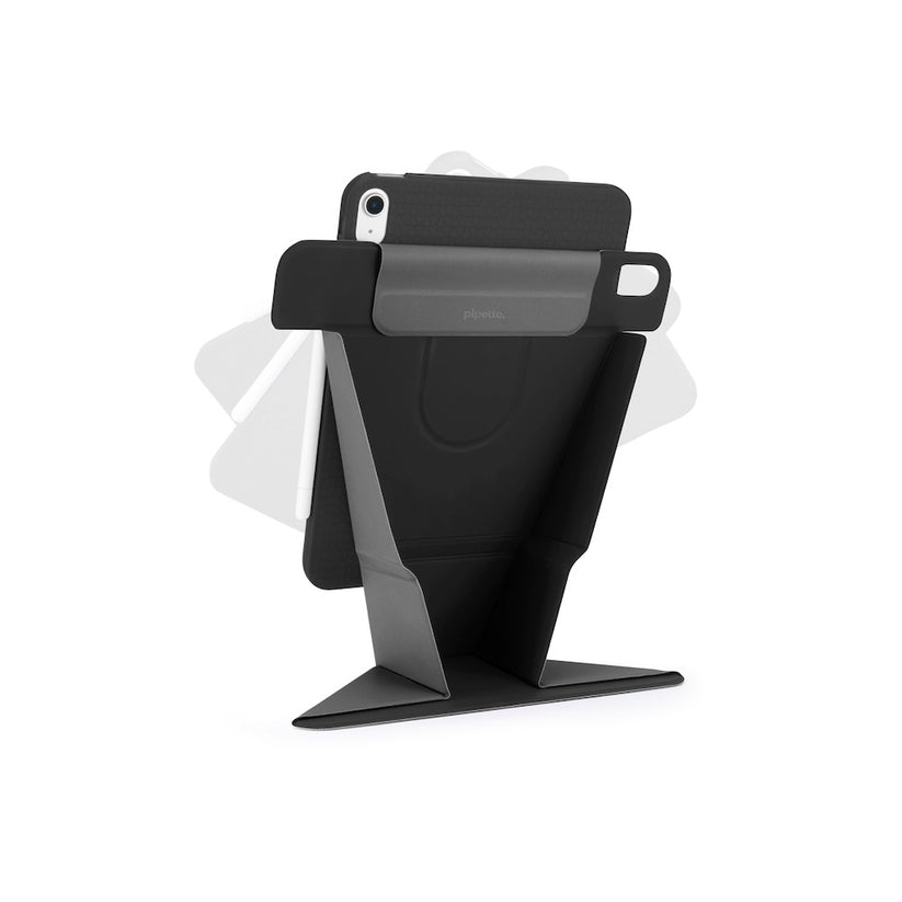 Kryt pro iPad 10,9" (2022) Pipetto Origami No6 Stand Case - černý - iSTYLE CZ