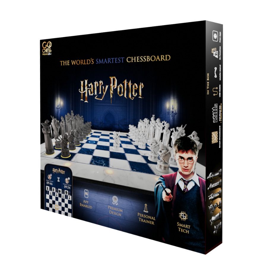 Harry Potter GoChess chytrá šachovnice s kouzelnickým příběhem