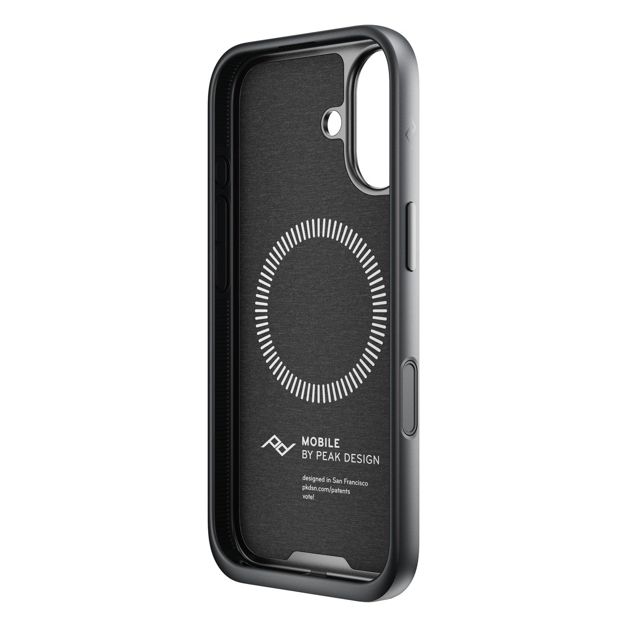 Kryt pro iPhone 17 Peak Design Everyday Case - tmavě šedý