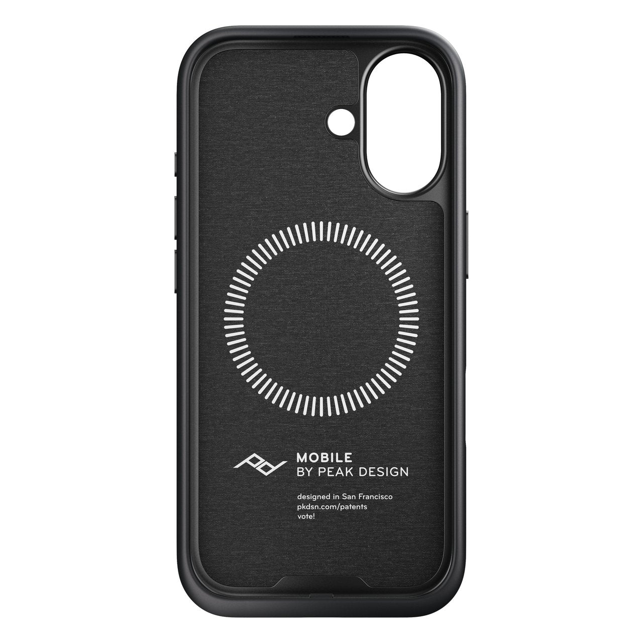 Kryt pro iPhone 17 Peak Design Everyday Case - tmavě šedý