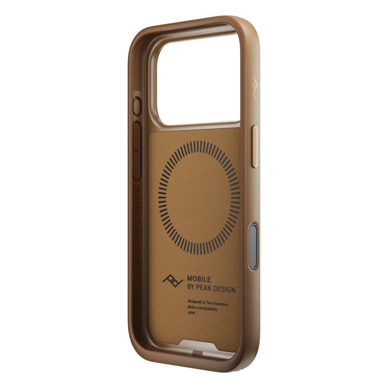 Kryt pro iPhone 17 Pro Peak Design Everyday Case - světle hnědý