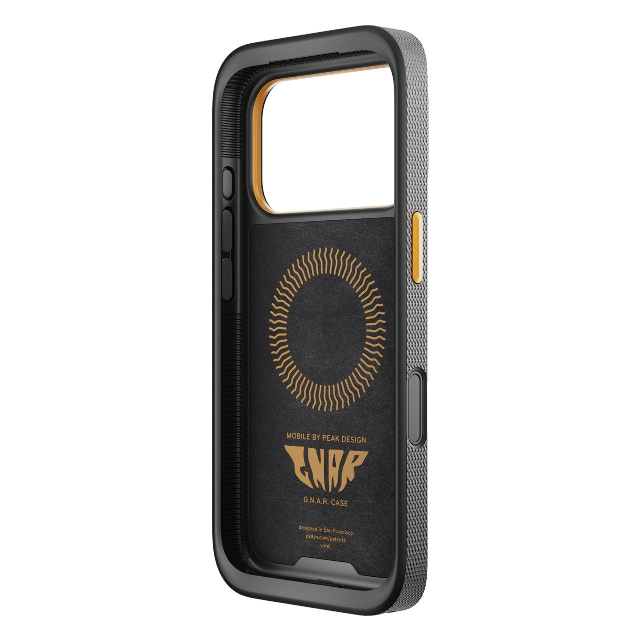 Kryt pro iPhone 17 Pro Peak Design Mobile GNAR Case - černý