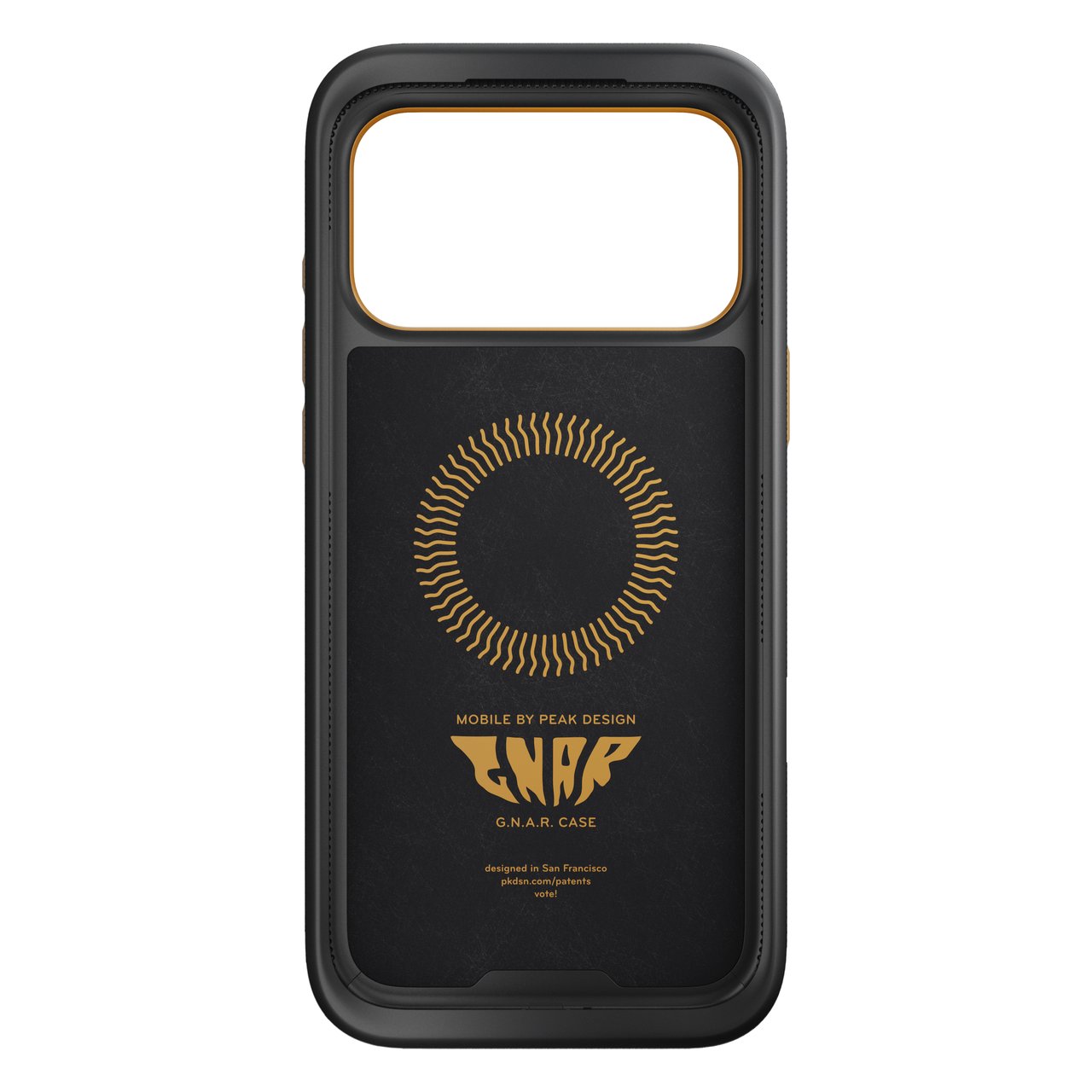 Kryt pro iPhone 17 Pro Max Peak Design Mobile GNAR Case - černý