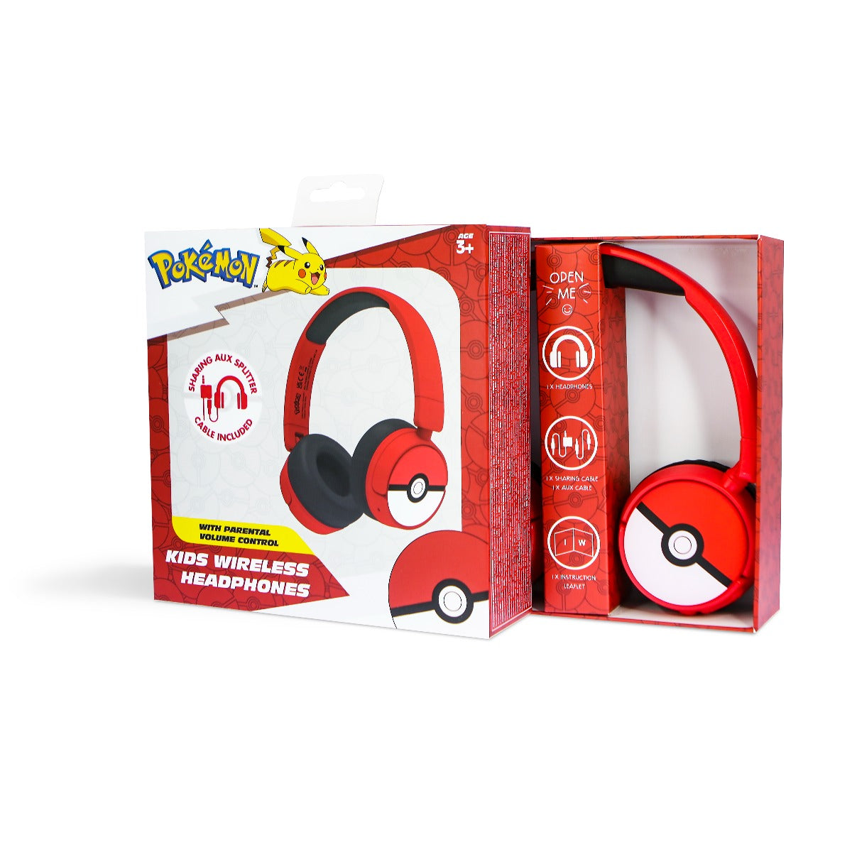 Dětská bezdrátová sluchátka OTL Poké Ball - iSTYLE CZ