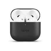 Kožené pouzdro pro AirPods 4 Epico Leather Case - černé