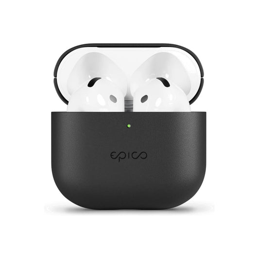Kožené pouzdro pro AirPods 4 Epico Leather Case - černé