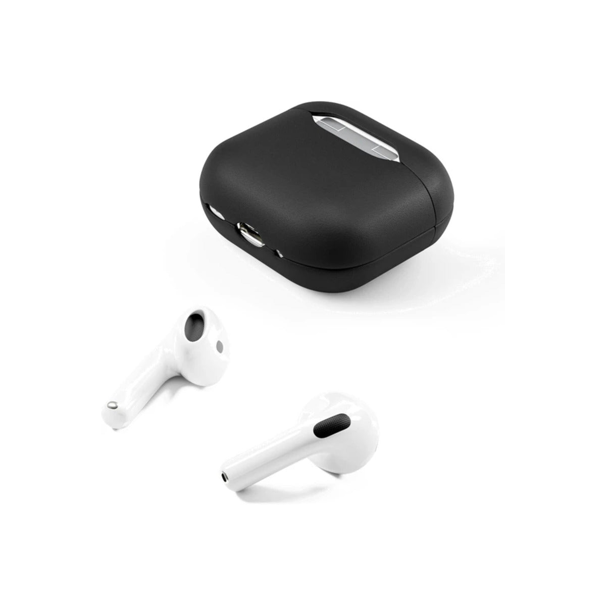 Kožené pouzdro pro AirPods 4 Epico Leather Case - černé