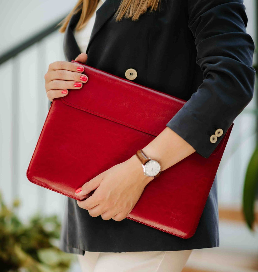 Obal na MacBook Pro 14" Red Ant Whiskey Aroma - červený