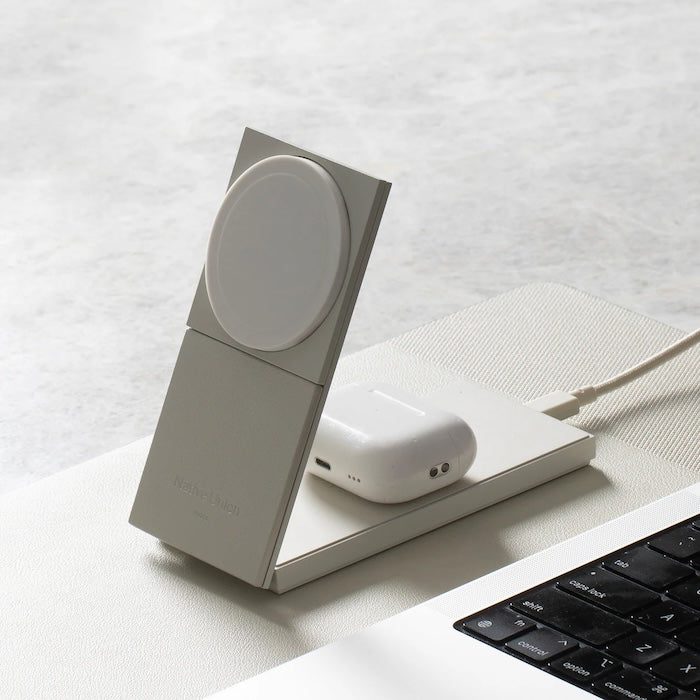 Bezdrátová nabíječka Native Union Rise 2-in-1 Qi2 - černá - iSTYLE CZ