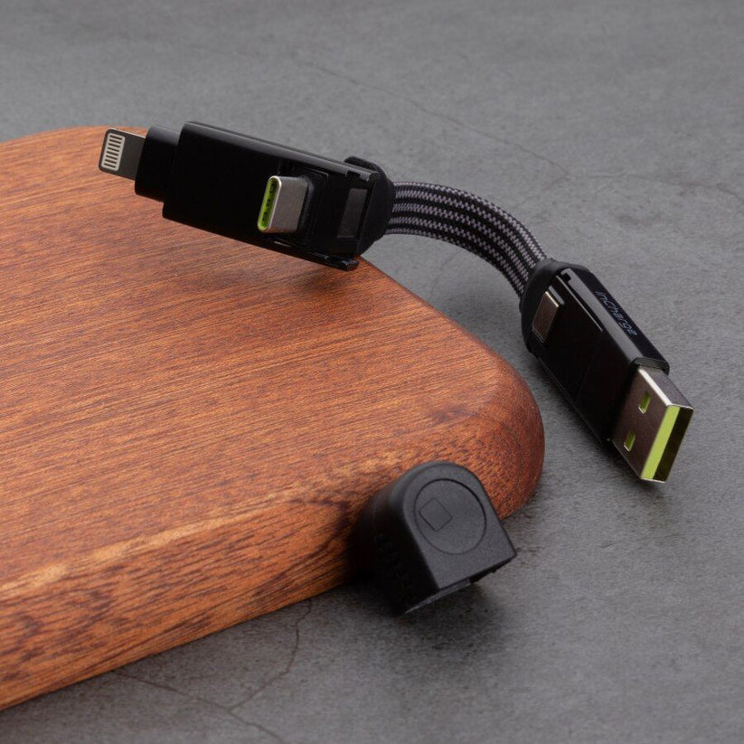 Nabíjecí kabel 6v1 Rolling Square inCharge XL - černý - iSTYLE CZ