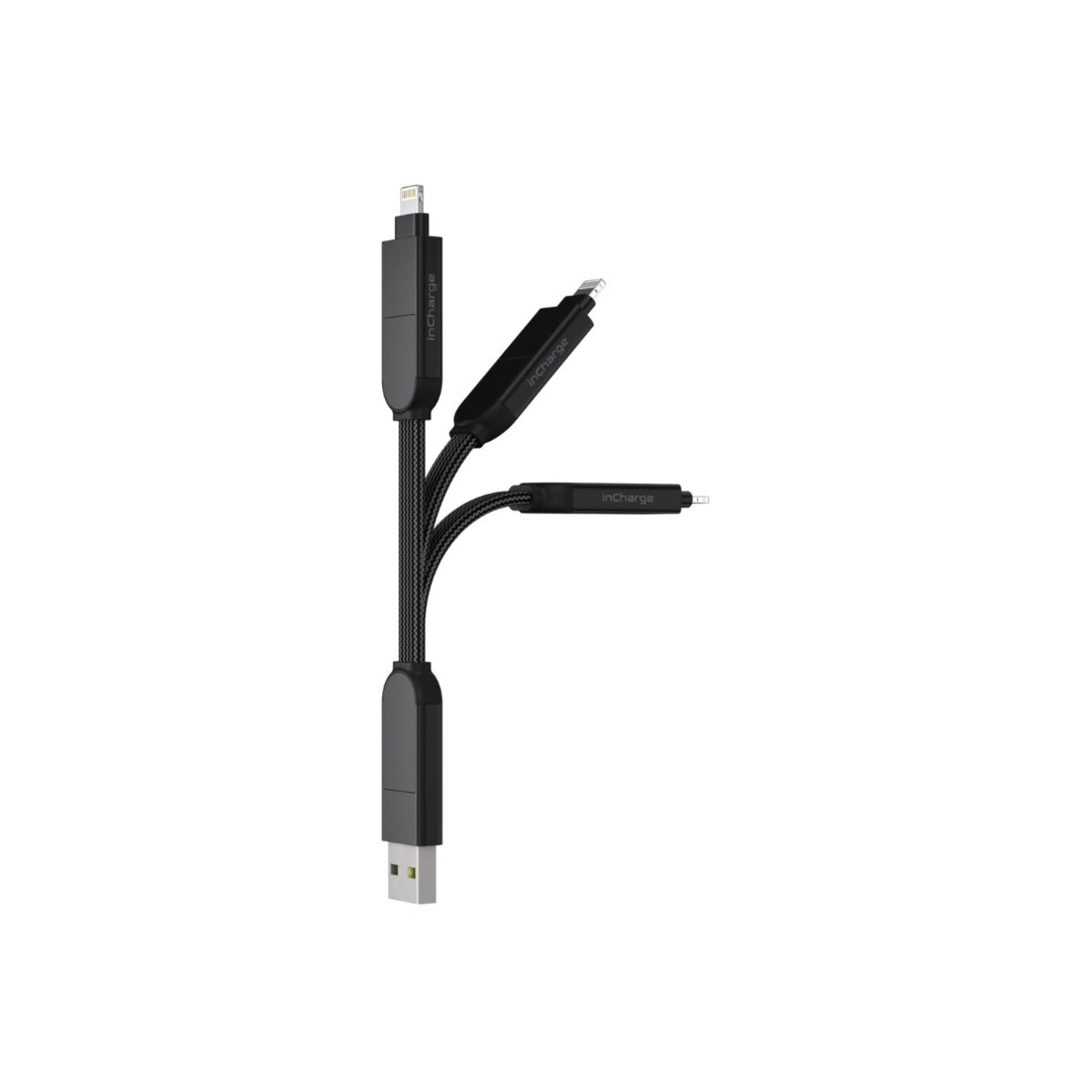 Nabíjecí kabel 6v1 Rolling Square inCharge XL - černý - iSTYLE CZ