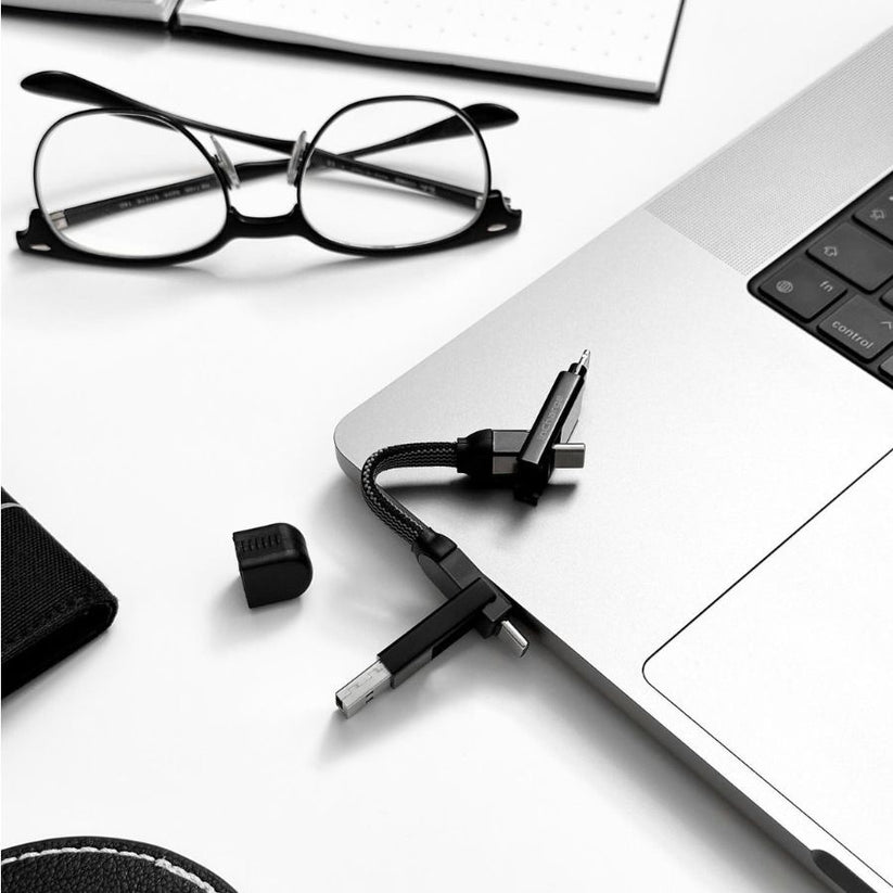 Nabíjecí kabel 6v1 Rolling Square inCharge XL - černý - iSTYLE CZ