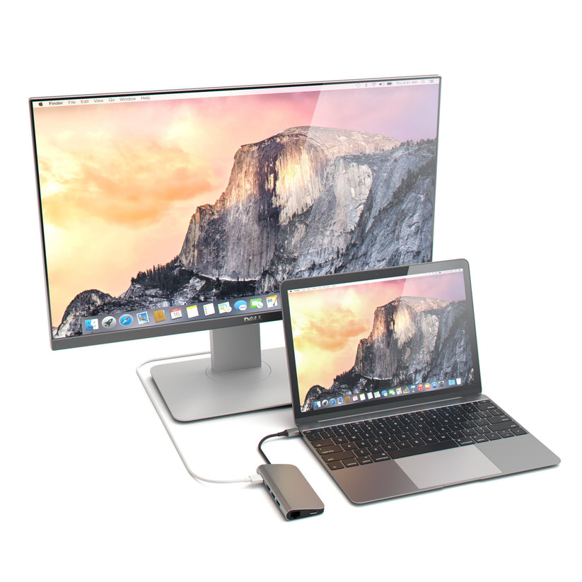 Hliníkový víceportový USB-C adaptér Satechi - vesmírně šedý - iSTYLE CZ