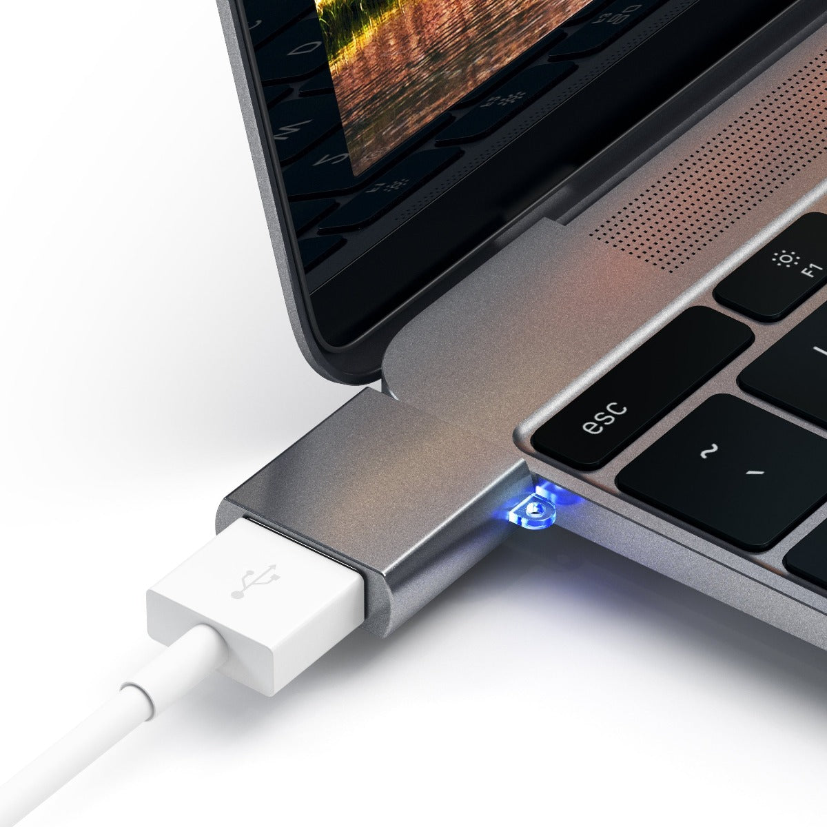 Adaptér USB-C na USB-A 3.0 Satechi - vesmírně šedý
