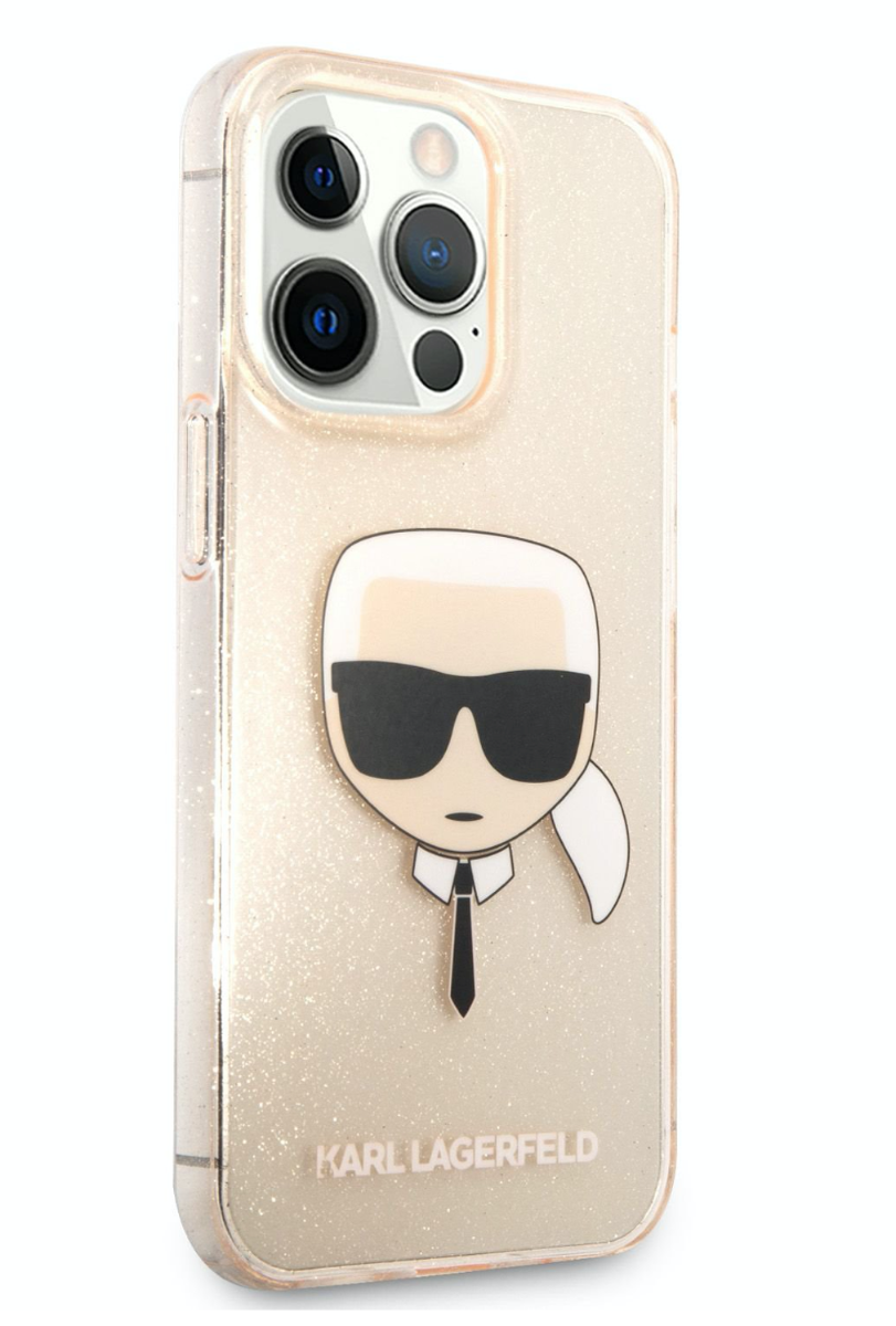 Pouzdro na iPhone 13 Pro Max Karl Lagerfeld - zlaté
