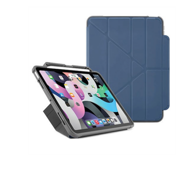Obal na iPad Air 10.9" (2020) Pipetto Origami Pencil Shield - modrý
