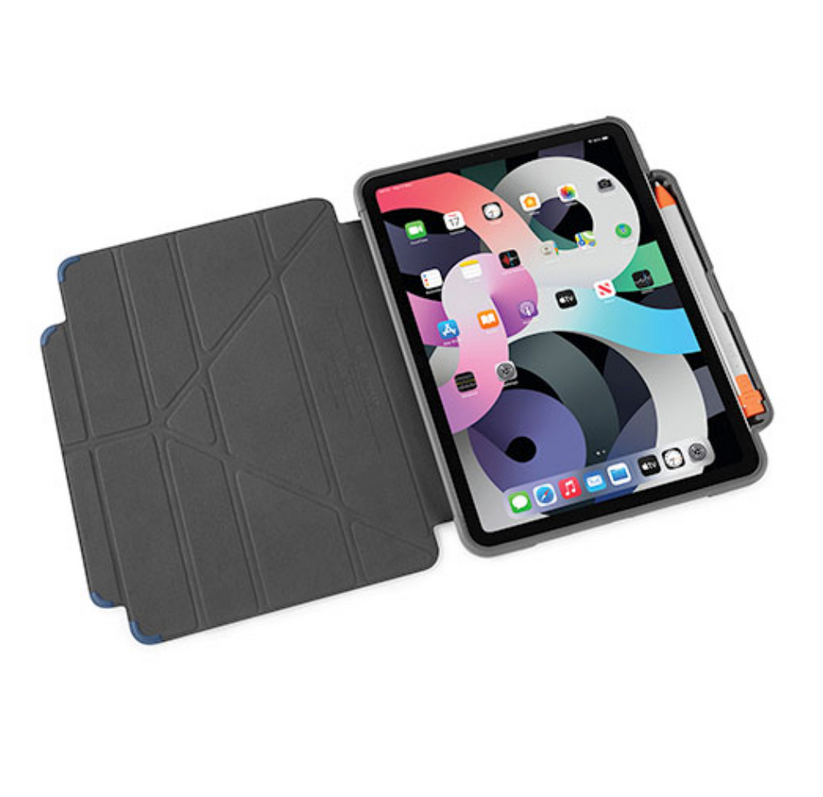 Obal na iPad Air 10.9" (2020) Pipetto Origami Pencil Shield - modrý