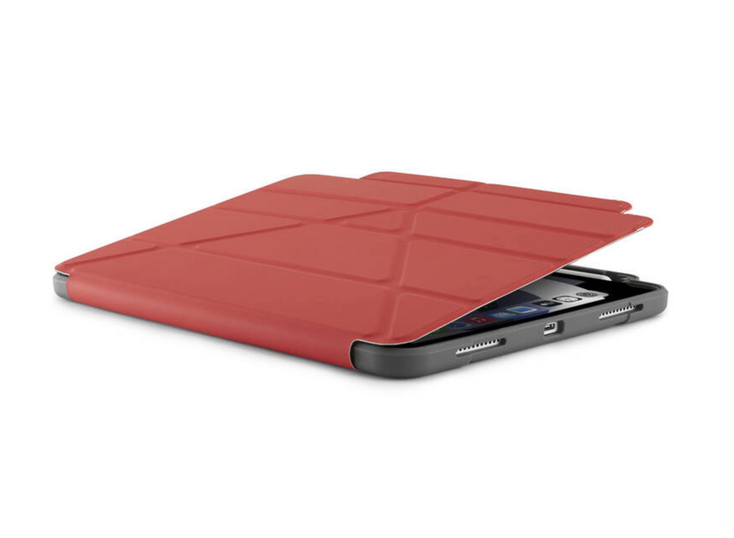 Obal na iPad Air 10.9" (2020) Pipetto Origami Pencil Shield - červený - iSTYLE CZ