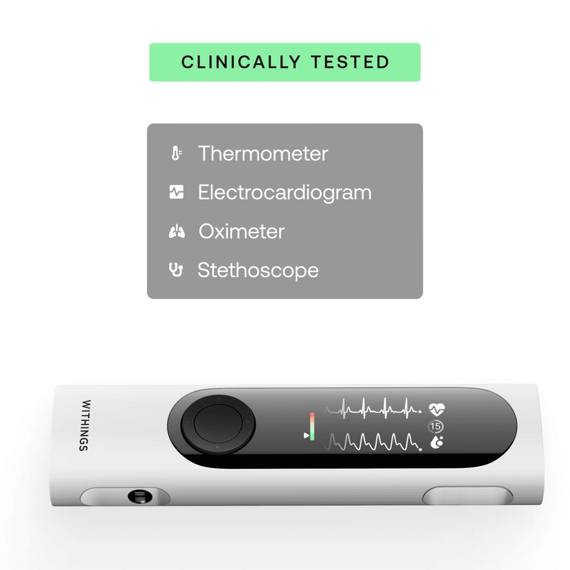Zdravotní monitor Withings 4v1 BeamO – bílý - iSTYLE CZ