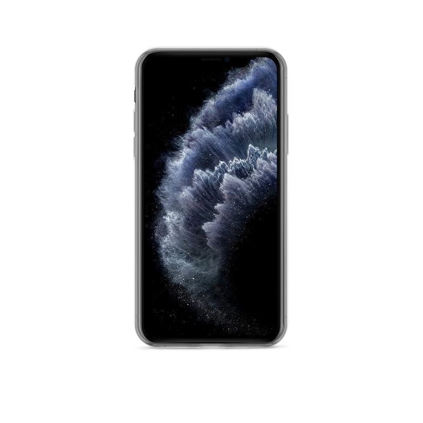 Silikonový kryt na iPhone 11 Pro Epico - černý průhledný