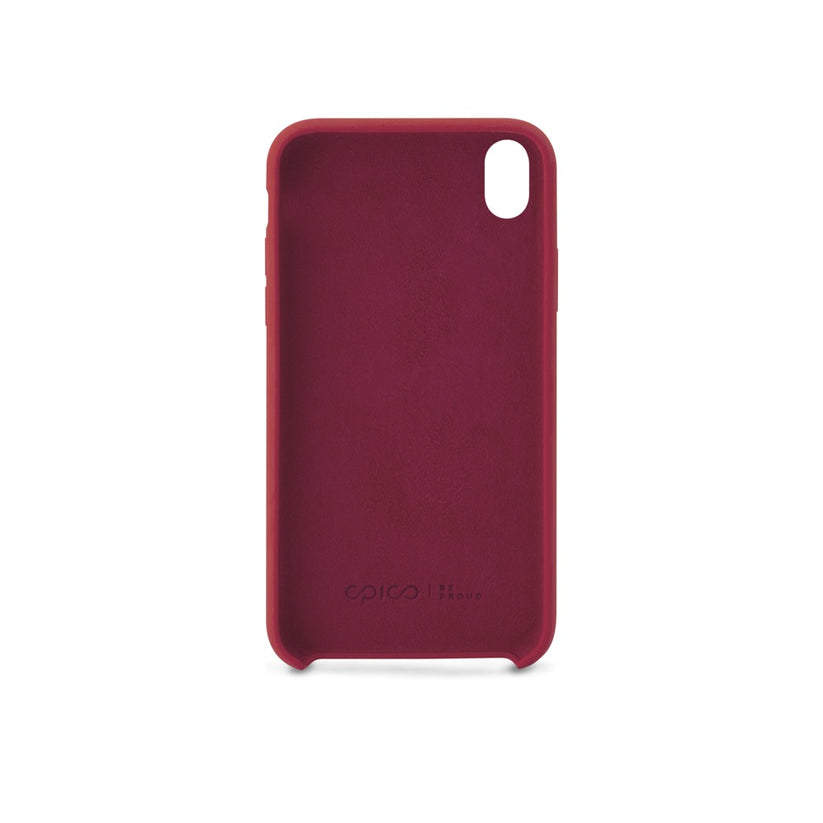 Silikonový obal na iPhone XR Epico Silicone Case - tmavě růžový