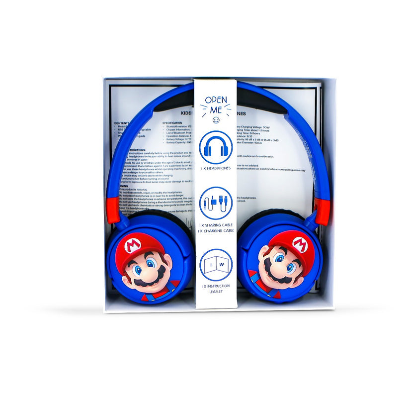 Dětská bezdrátová sluchátka OTL Super Mario - iSTYLE CZ