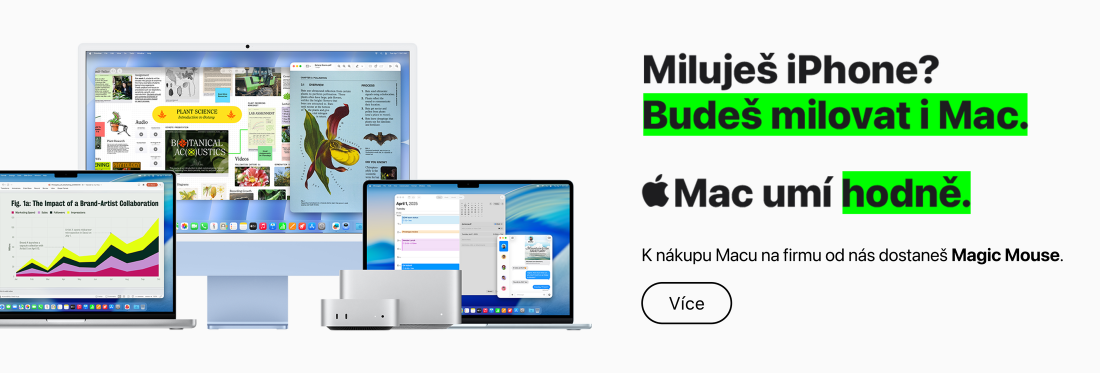 Dárek Apple Magic Mouse a 2 roky záruky pro firmy