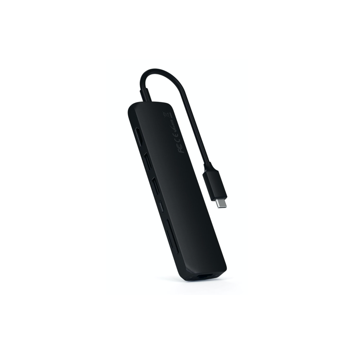 Hliníkový USB-C HUB Satechi - černý - iSTYLE CZ