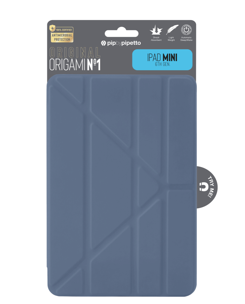 Pouzdro na iPad mini 6 Pipetto Origami Pencil Case No.1 - námořnicky modré