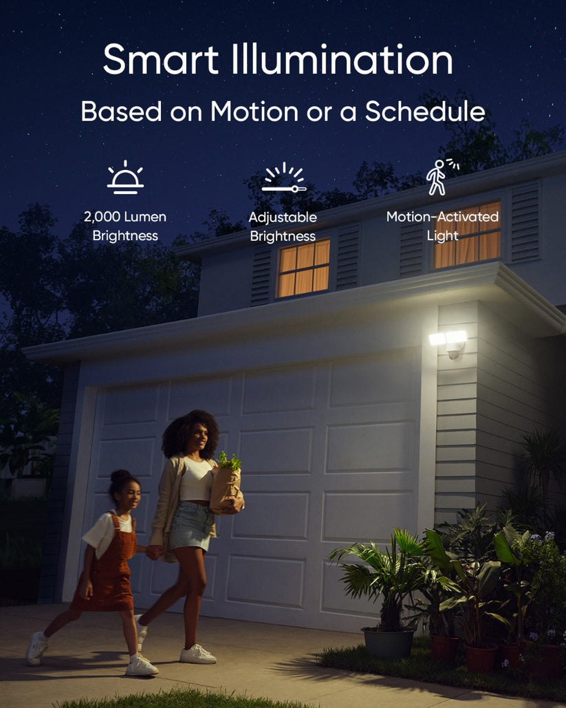 3K duální bezpečnostní kamera s reflektory Eufy Floodlight Cam E340 - iSTYLE CZ