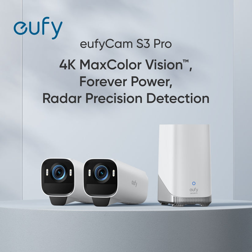 Bezpečnostní venkovní kamera Eufy eufyCam S3 Pro (2ks) - iSTYLE CZ