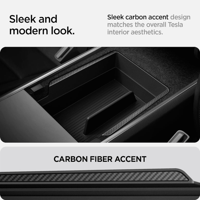 Organizér do loketní opěrky Spigen Tesla Armrest Console Organizer - černý - iSTYLE CZ