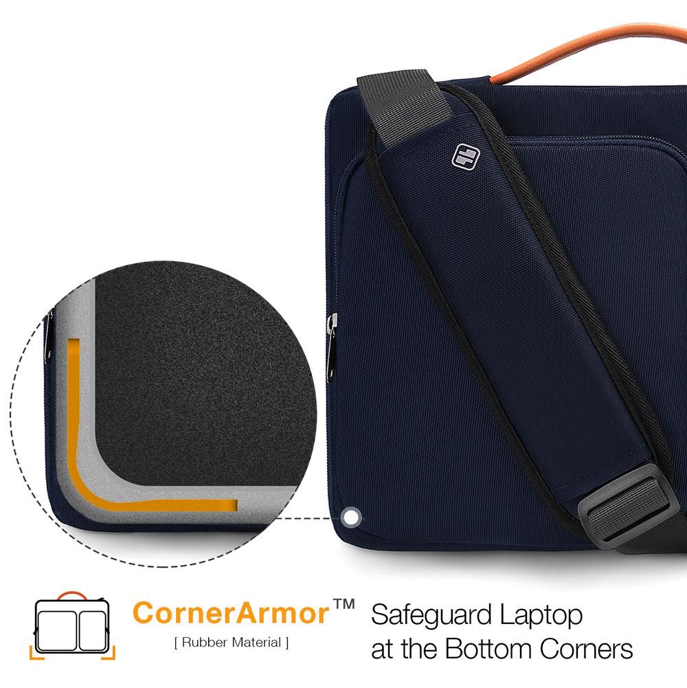 Brašna pro MacBook Pro 16" tomtoc Messenger - modrá - iSTYLE CZ