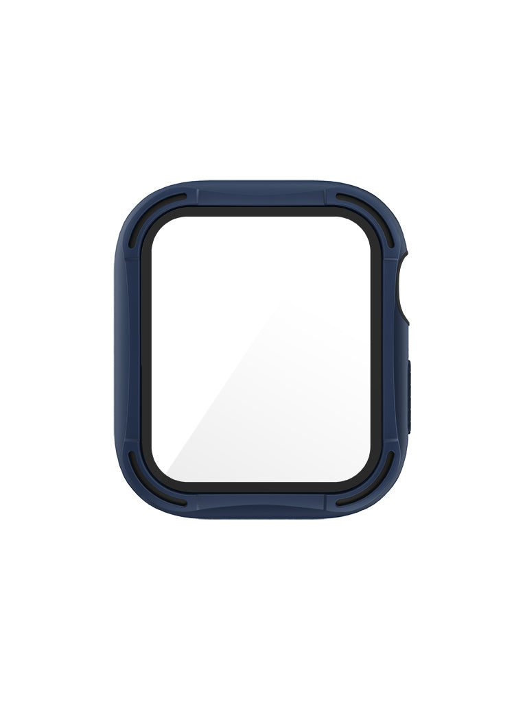 Odolný kryt na Apple Watch UNIQ Torres s tvrzeným sklem 44mm - modrý - iSTYLE CZ