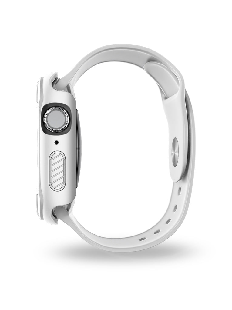 Odolný kryt na Apple Watch UNIQ Torres s tvrzeným sklem 44mm - bílý - iSTYLE CZ