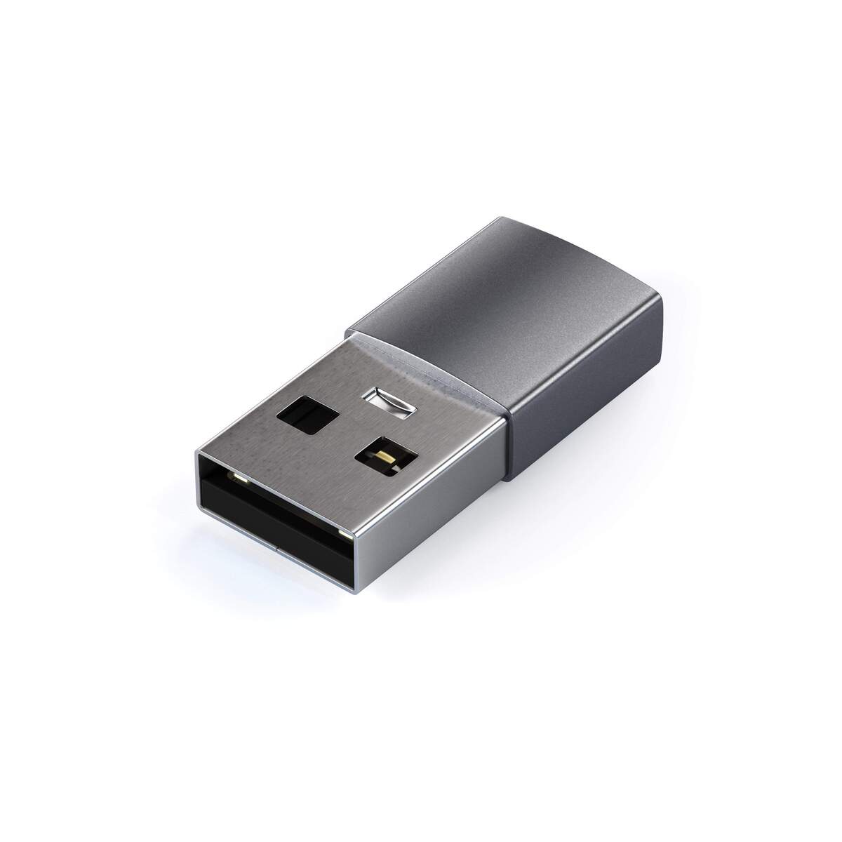 Hliníkový adaptér Satechi USB-A na USB-C - vesmírně šedý
