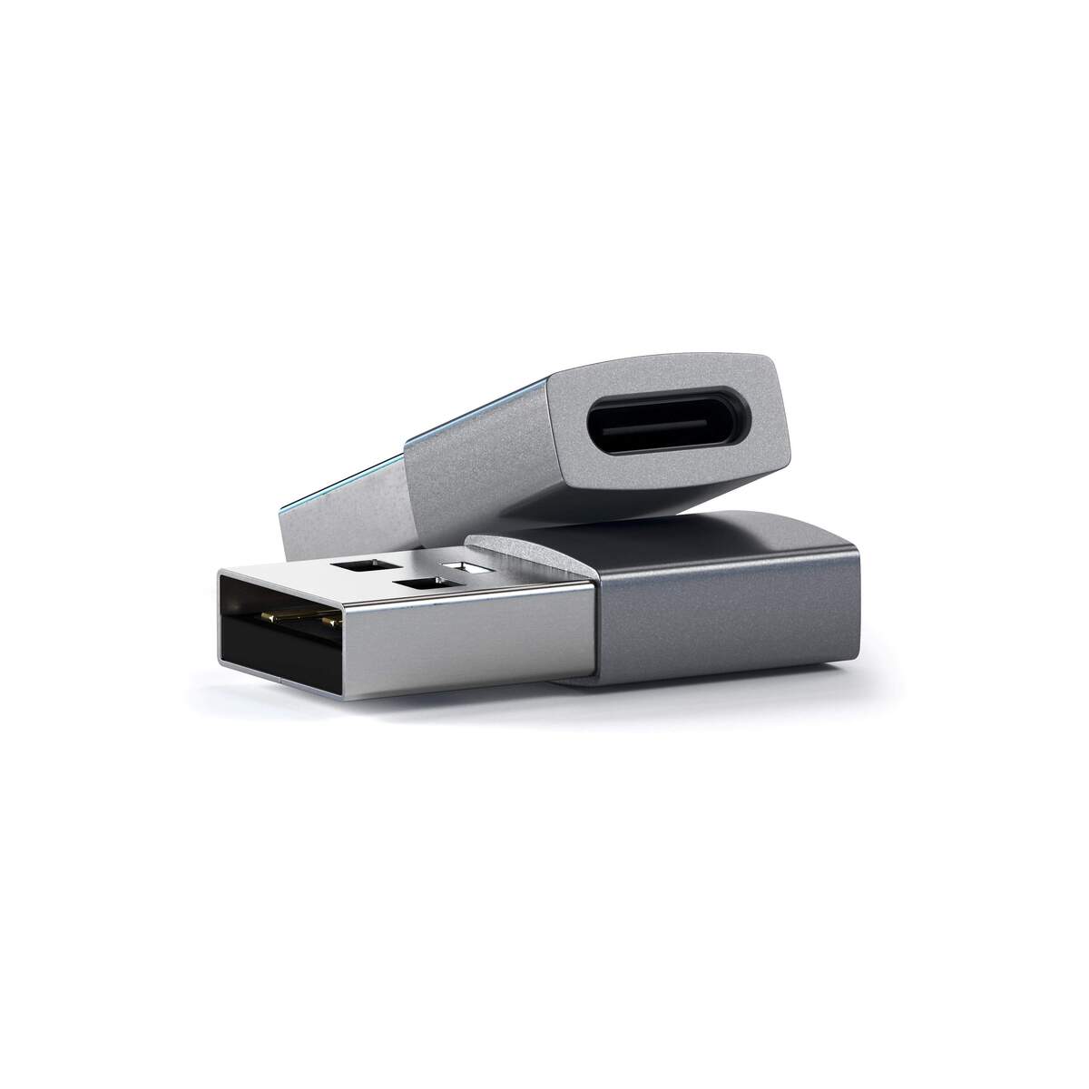 Hliníkový adaptér Satechi USB-A na USB-C - vesmírně šedý
