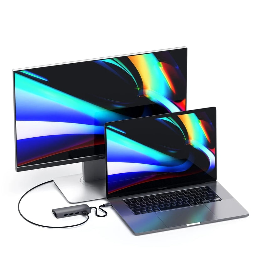 Hliníkový víceportový USB-C adaptér Satechi - vesmírně šedý