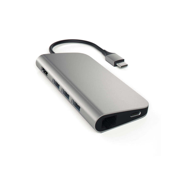 Hliníkový víceportový USB-C adaptér Satechi - vesmírně šedý - iSTYLE CZ