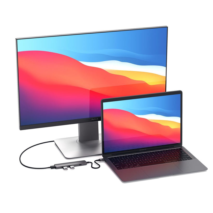 USB-C Hub adaptér Satechi Slim - vesmírně šedý