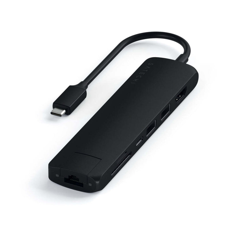 Hliníkový USB-C HUB Satechi - černý - iSTYLE CZ
