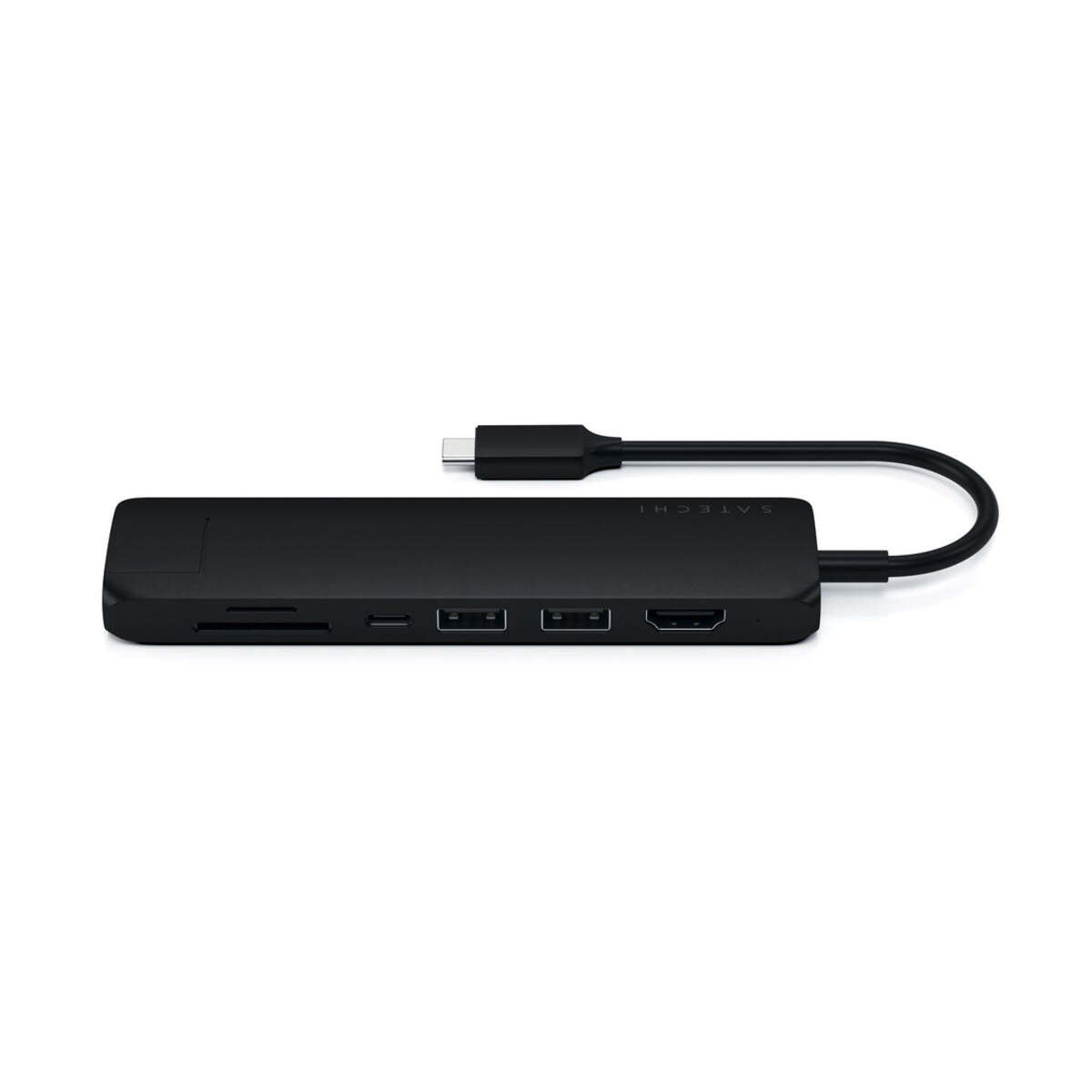 Hliníkový USB-C HUB Satechi - černý - iSTYLE CZ