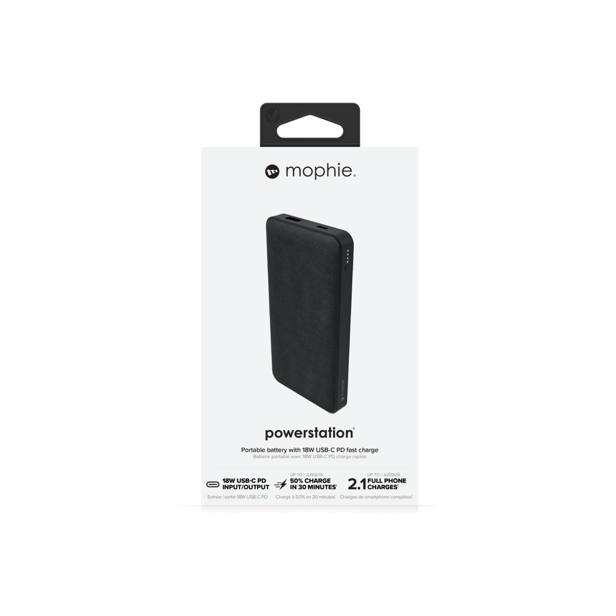 Powerbanka Mophie Powerstation PD s kapacitou 10 000 mAh – černá - iSTYLE CZ