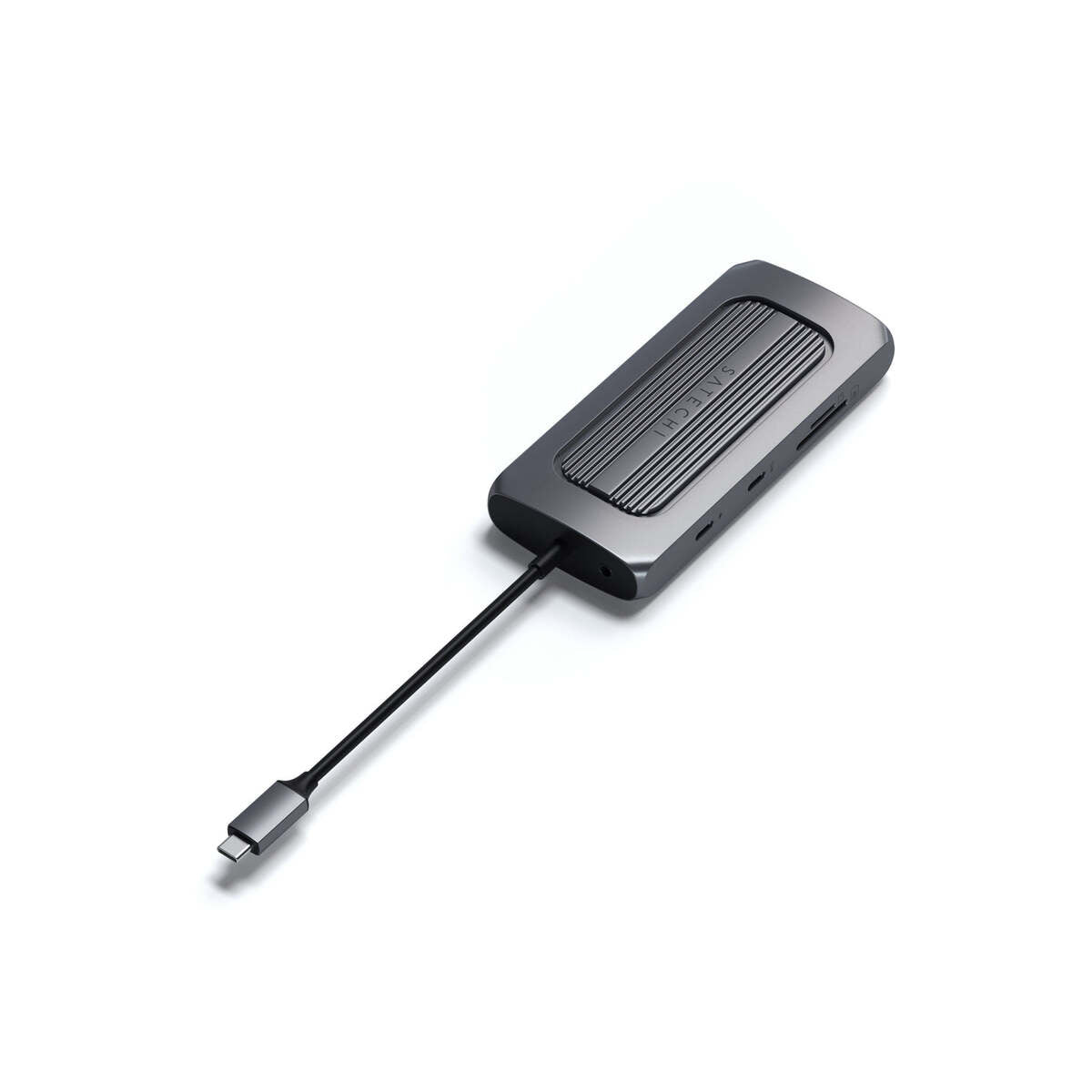 Hliníkový víceportový USB-C adaptér MX Satechi - vesmírně šedý - iSTYLE CZ