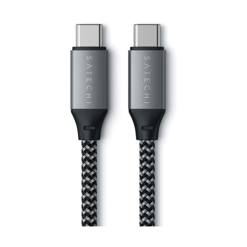 25cm kabel USB-C na USB-C Satechi - vesmírně šedý - iSTYLE CZ