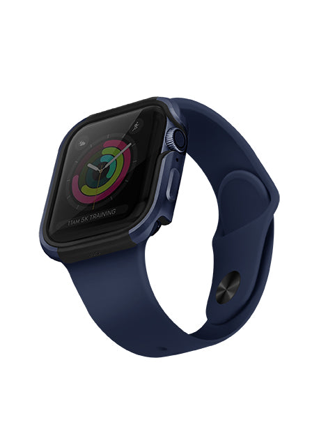 Kovový kryt na Apple Watch UNIQ Valencia 40mm - modrý - iSTYLE CZ