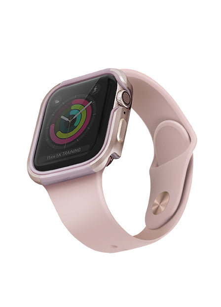 Kovový kryt na Apple Watch UNIQ Valencia 40mm - růžový - iSTYLE CZ