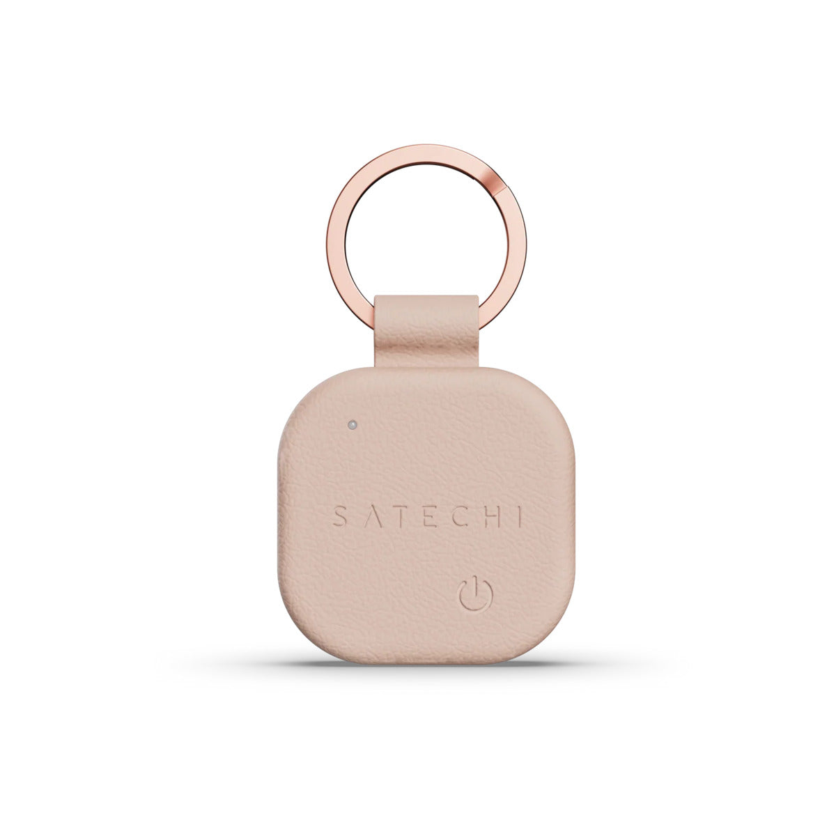 Lokátor na klíče Satechi Vegan-Leather FindAll Keychain – růžový