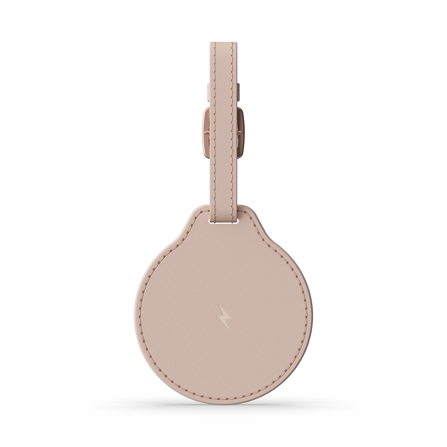 Jmenovka z veganské kůže Satechi FindAll Luggage Tag s kapsou na AirTag - růžová